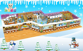 兒童淘氣堡冰天雪地風格[400平方]