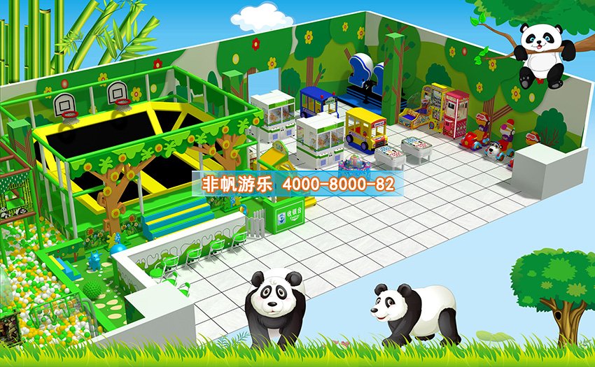 兒童淘氣堡森林動(dòng)物風(fēng)格