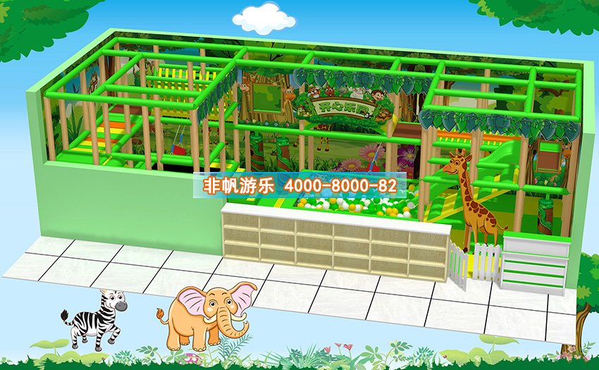 兒童淘氣堡森林動(dòng)物風(fēng)格